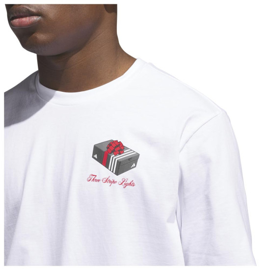 Adidas Ανδρική κοντομάνικη μπλούζα 3-Stripes Lights Giftbox Graphic Tee